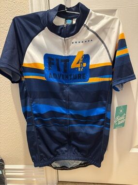 Women's Navy & Royal Blue Cycling Jersey